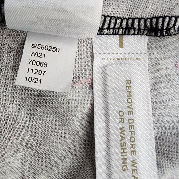 Ann Taylor Petite Wrap Dress Size 8P Floral Jersey Midi Short Sleeve V Neck NWT - Picture 11 of 11